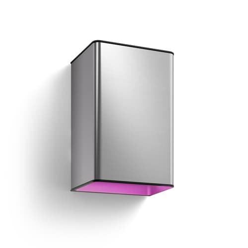 Philips Hue Outdoor Resonate Wall Lantern 2x8w 24v,Inox