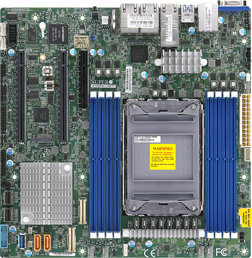 Supermicro Mbd-x12spm-ln6tf-o Moderkort Intel C621a Lga 4189 Micro Atx Lga 4189 Micro Atx
