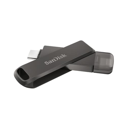 Sandisk Ixpand Usb-sticka Usb Type-c Lightning 3-2 Gen 1 3-1 Gen 64gb Usb Type-c Lightning Svart