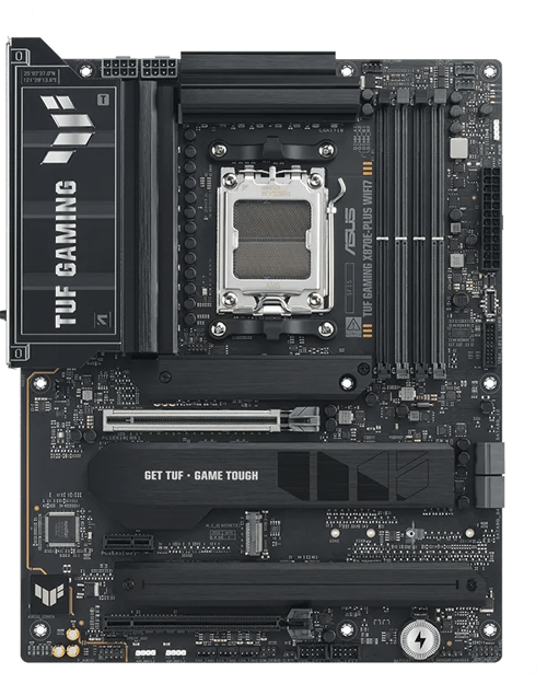 Bilde av TUF GAMING X870E-PLUS WIFI7 Hovedkort - AMD X870E - AMD AM5 socket - DDR5 RAM - ATX