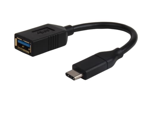 Prokord Usb Type C To Usb 3-0 Type A Fe 0-15m Black 0-15m Usb C Usb A Svart