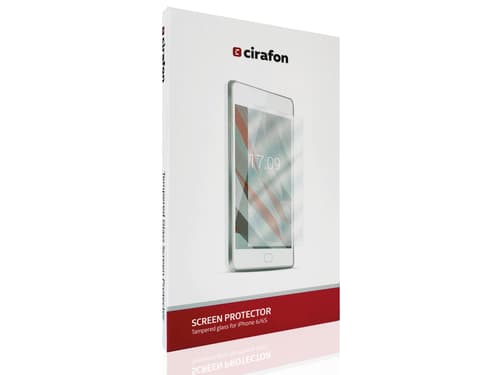 Cirafon 3d Curved Skärmskydd Asahi Glass 0.23mm Vit Iphone 6/6s Iphone Se (2020) Iphone Se (2022)