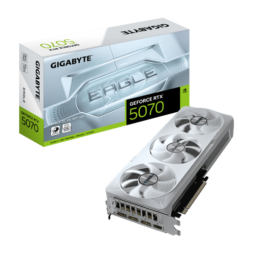 Gigabyte Geforce Rtx5070 Eagle Oc Ice 12gb
