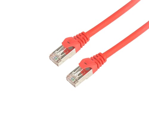 Nettverkskabel Lszh Rj-45 Cat 6a 1.5m Rød