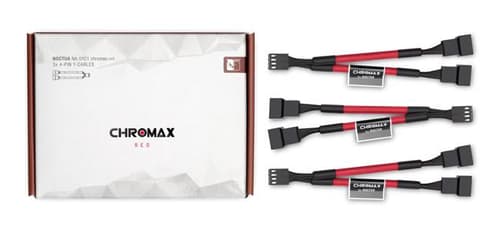 Noctua Na-syc1 Chromax Y-cable 4-pin 11.5cm Red