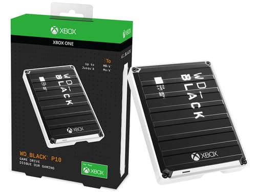 Wd Black P10 Game Drive Xbox One 5tb Svart Vit