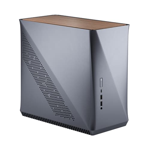 Fractal Design Era Itx Titanium/walnut Grå