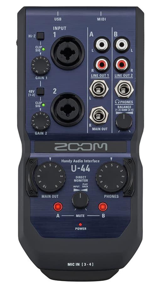 Zoom U44 Handy Audio Interface