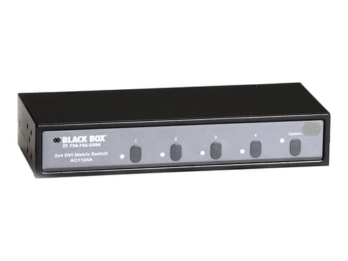 Black Box Dvi And Audio Matrix Switch 2×4