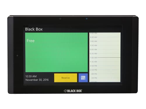 Black Box In-session Room Scheduler 7″ On-wall