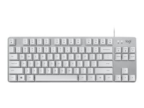 Logitech K835 Tkl Mechanical Keyboard Silver/white Langallinen, Usb Pohjoismaat Hopea, Valkoinen Näppäimistö