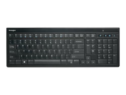 Kensington Advance Fit Slim Langaton, 2.4 Ghz Pohjoismaat Musta Näppäimistö
