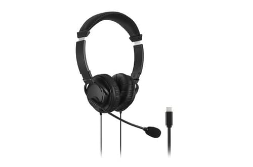Kensington Hi-fi Headphones With Mic Headset Usb-c Stereo Svart