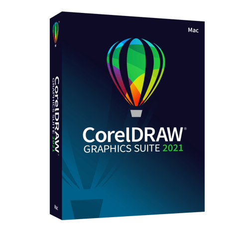 Corel Coreldraw Graphics Suite 2021 Eng/sve Mac Box Fullversion