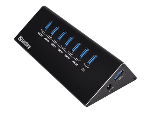 Sandberg Usb 3.0 Hub 7 Ports Usb 3.2 Gen 1 (3.1 Gen 1) Micro-b Usb 3.2 Gen 1 (3.1 Gen 1) Type-a