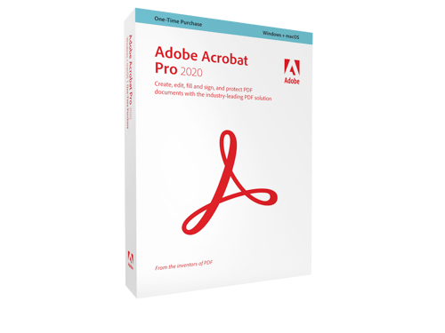 Adobe Acrobat Professional 2020 Win/mac Swe Box Fullversion