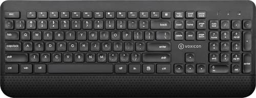 Voxicon Wireless Keyboard K60 Langaton, 2.4 Ghz Pohjoismaat Musta Näppäimistö