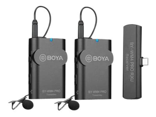 Boya By-wm4 Pro-k6 Trådlöst Mikrofonsystem För Usb-c-enheter