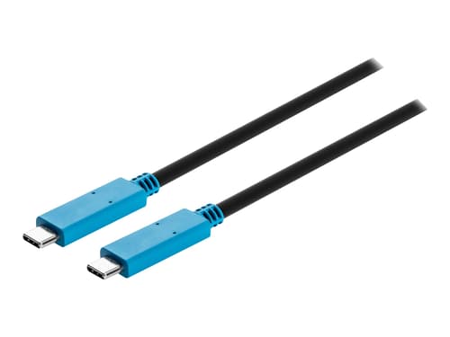 Kensington Usb-c Kabel 60w 4k 1m Usb C Usb C Blå