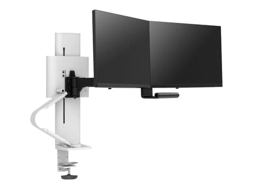Ergotron Trace Dual Monitor, Valkoinen - 21,5-27" Näytöt