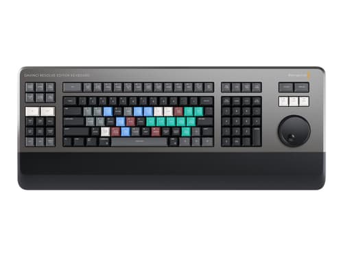 Blackmagic Design Bmd-dv/res/bbpnlmlekb Tangentbord Qwerty Svart Grå