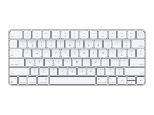 Apple Magic Keyboard With Touch Id (2021) Langaton, Bluetooth Ruotsalainen/suomalainen Hopea, Valkoinen Näppäimistö