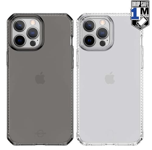 Cirafon Nano Clear Duo Tansparant/grey For Iphone13 Pro Max Iphone 13 Pro Max Läpikuultava Musta