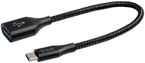 Prokord Usbc-aa Usb-kablar 0,15 M Usb 3-2 Gen 1 3-1 Gen 1)Usb A Svart 0-15m Usb A Usb C Svart