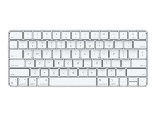 Apple Magic Keyboard (2021) Trådlös Amerikansk Silver Vit Tangentbord