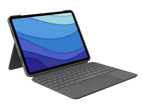 Logitech Combo Touch For Ipad Pro 1/2/3 & 4 Gen 11" Langallinen, Apple Smart Connector Pohjoismainen Harmaa Näppäimistö- Ja Kalvokotelo