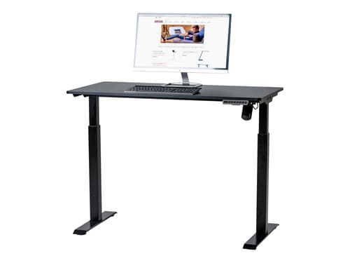 Sun-flex Skrivbord Höj/sänkbart 120×60 Cm Svart