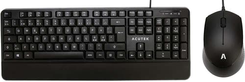 Acutek Wired Keyboard And Mice 201wh Nordiska Länderna Sats Med Tangentbord Och Mus
