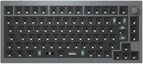 Keychron Q1 Knob Barebone Space Grey Langallinen Pohjoismaat Harmaa Näppäimistö