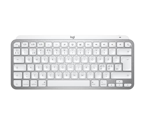 Logitech Mx Keys Mini For Mac Langaton, Bluetooth Pohjoismaat Harmaa Näppäimistö