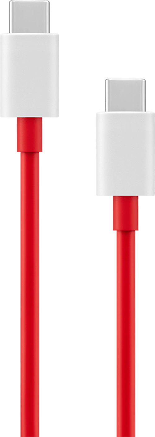 Oneplus Warp Usb-c To Usb-c Cable 1m Röd