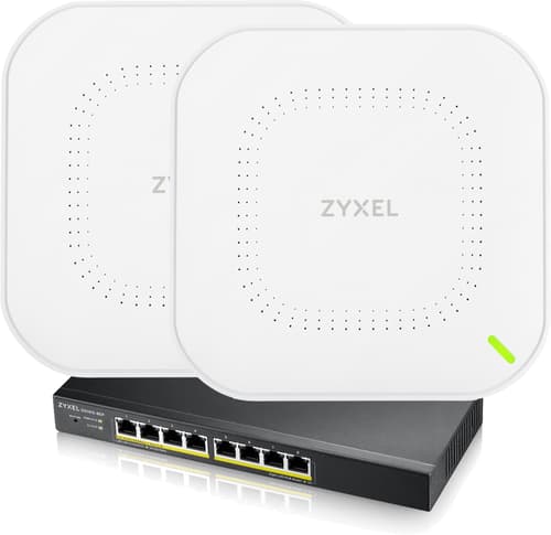 Zyxel Nebula Simplicity Startpaket (två Accesspunkter Och Poe-switch)