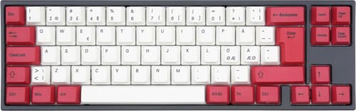 Varmilo Va69 Special Edition 65% Rgb Mx Silent Red Langallinen, Usb Pohjoismaat Musta, Punainen, Valkoinen Näppäimistö
