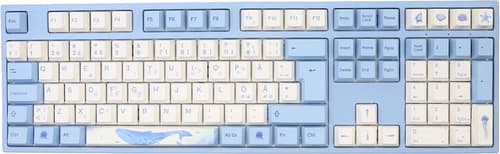 Varmilo Vea109 Sea Melody V2 Mx Silent Red Kabelansluten Nordisk Tangentbord