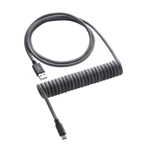 Cablemod Classic Coiled Cable – Carbon Grey 1.5m Usb-c