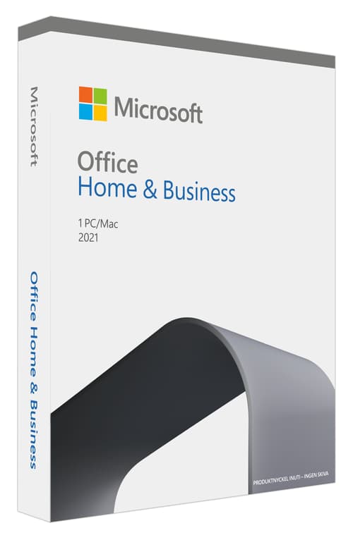 Microsoft Office Home & Business 2021 Swe Box Medialess Fullversion
