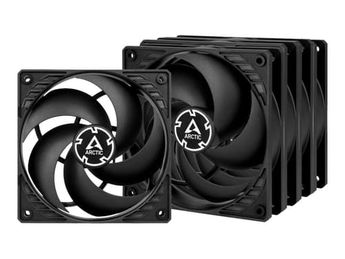 Arctic P12 PWM PST Svart 5-pack