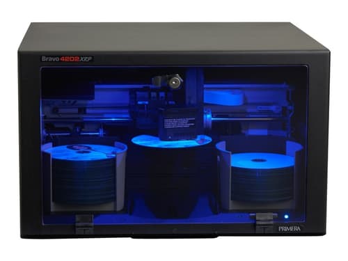 Primera Bravo 4202 Xrp Multiskivbrännare/skrivare 100 Diskar Usb 3-2 Gen 1 3-1 Gen 1)Svart