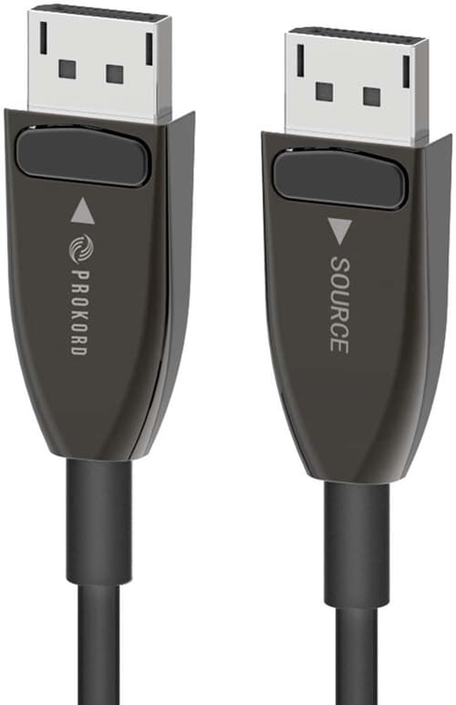 Prokord Cable Dp Dp Active Optical Cable aoc)8k 20-0m Black 20m Displayport Displayport Svart