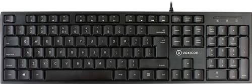 Voxicon Slim Keyboard Iso International Kabel Amerikanskt Internationellt