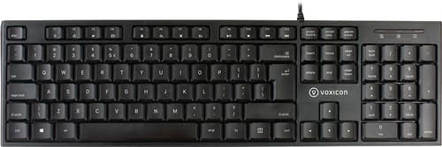 Voxicon Wired Slim Keyboard Iso International Kabelansluten Usa Internationellt Tangentbord