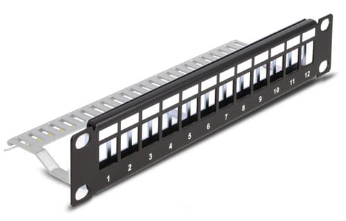 Delock Patchpanel 12 Portar
