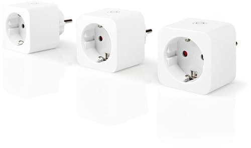 Nedis Smartlife Smart Plug Vit 3-pack