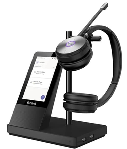 Yealink Wh66 Dual Workstation Dect Trådlöst Headset Edition Usb Type-a Ce, Fc, Ic Svart
