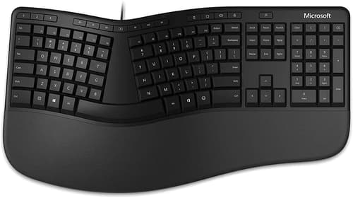 Microsoft Ergonomic Keyboard Langallinen, Usb Yhdysvaltain Musta Näppäimistö