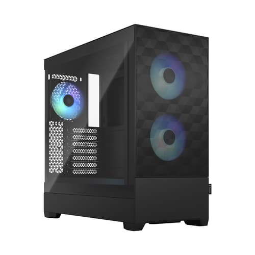 Fractal Design Pop Air Rgb Black Clear Glass Atx Svart